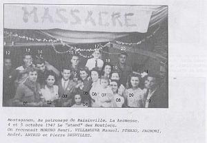 SCOUTS DE FRANCE 2 EME 19XX MOSTAGANEM GROUPE FOCH LA KERMESSE